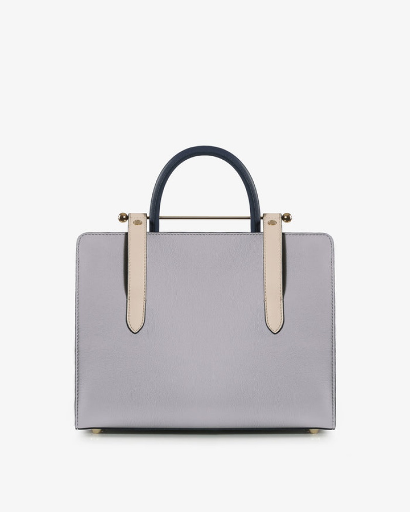 Grey Strathberry The Midi Tote Crossbody Bag | UK UJWL-89465