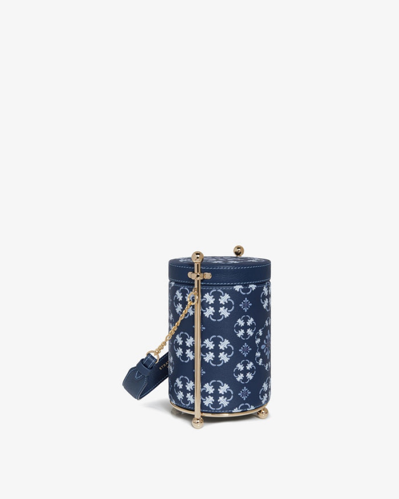 Navy Strathberry Biscuit Mini Bag | UK DSYC-98014