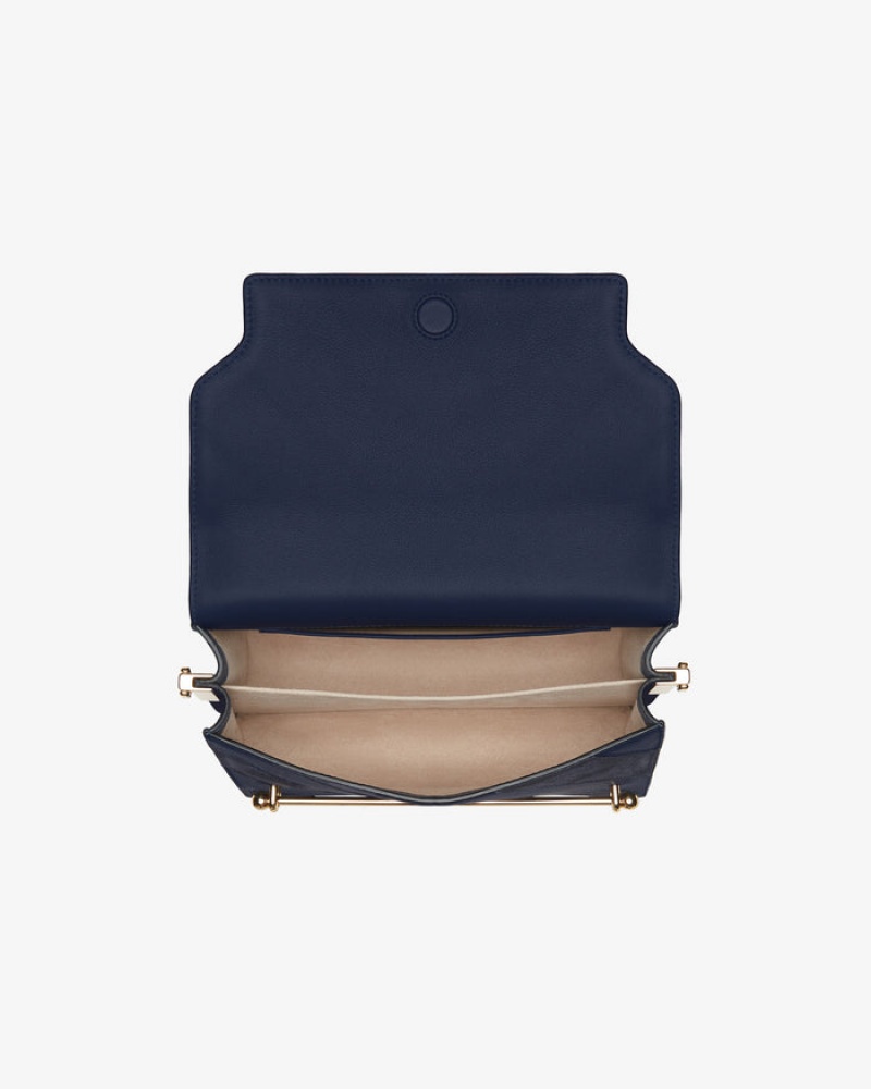 Navy Strathberry East/West Crossbody Bag | UK VOLB-80764