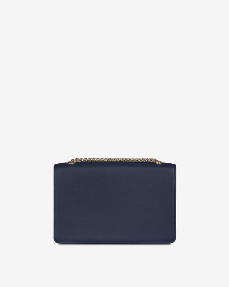 Navy Strathberry East/West Crossbody Bag | UK HKSG-90654