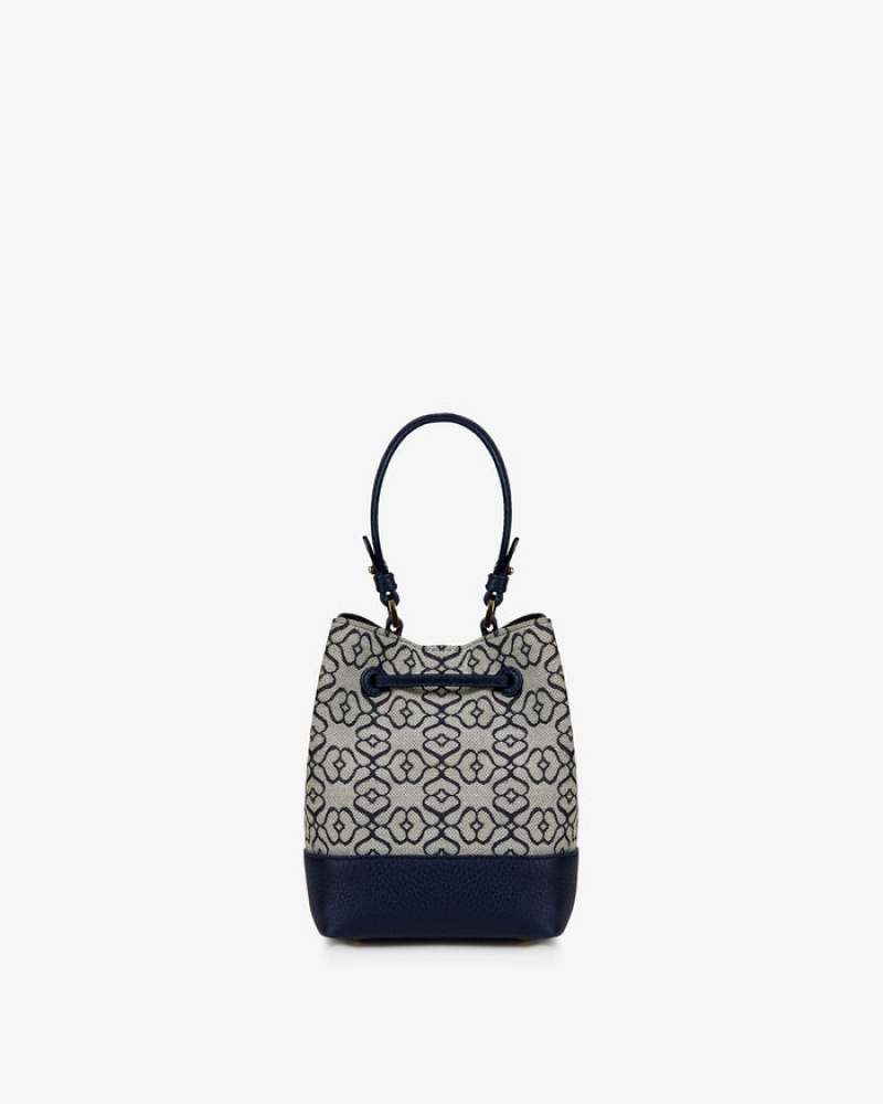 Navy Strathberry Lana Osette Leather Crossbody Bag | UK GIVQ-91856