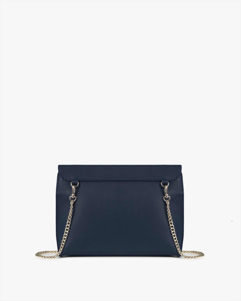 Navy Strathberry Stylist Clutch Bag | UK FTRC-35102