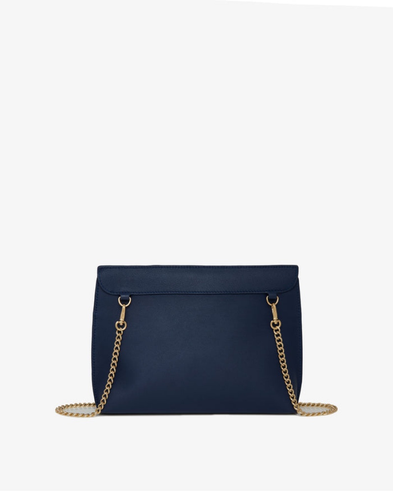 Navy Strathberry Stylist Clutch Bag | UK PAMN-62531