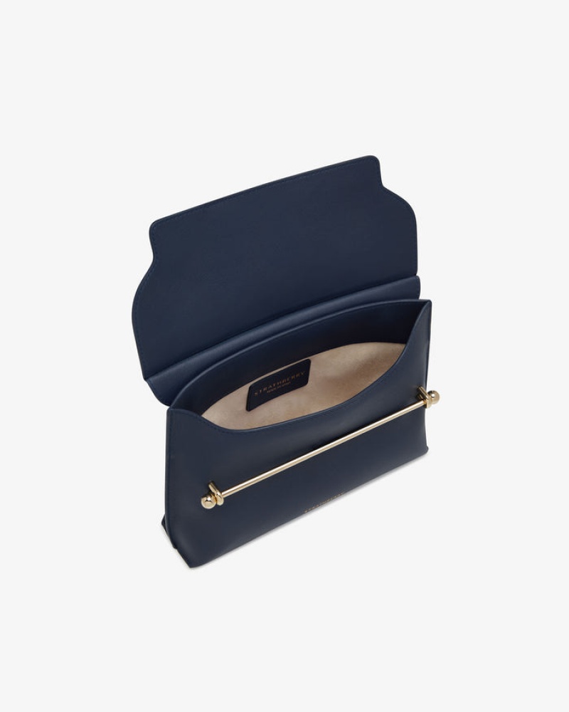 Navy Strathberry Stylist Clutch Bag | UK PAMN-62531