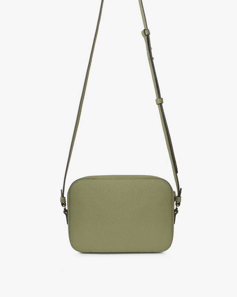 Olive Strathberry Mosaic Camera Crossbody Bag | UK CPGF-73691