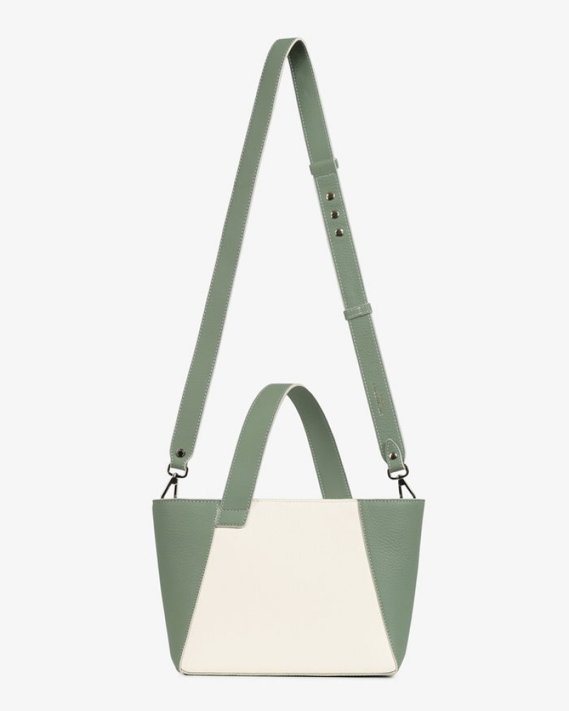 Olive White Strathberry S Cabas Mini Bag | UK HAXQ-25739