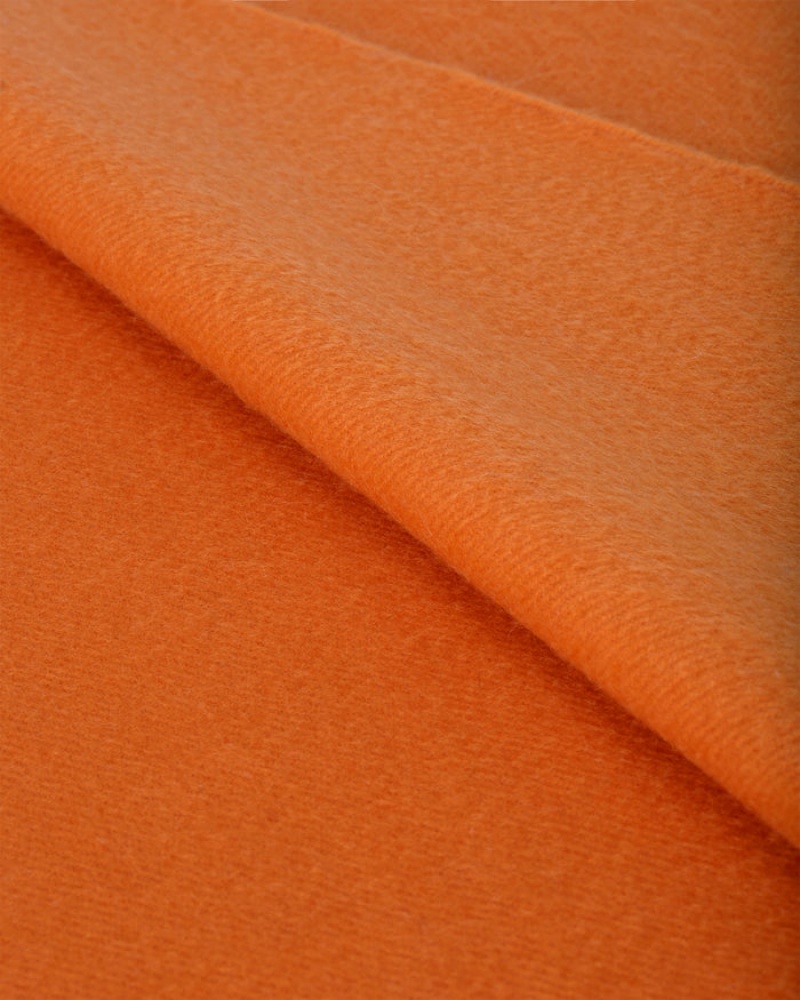 Orange Strathberry Pure Cashmere Scarf | UK SZOM-31468