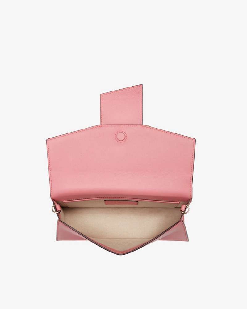 Pink Strathberry Crescent Mini Bag | UK XBKL-03985