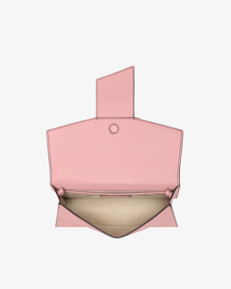 Pink Strathberry Crescent With Stitch Mini Bag | UK BYHI-15386