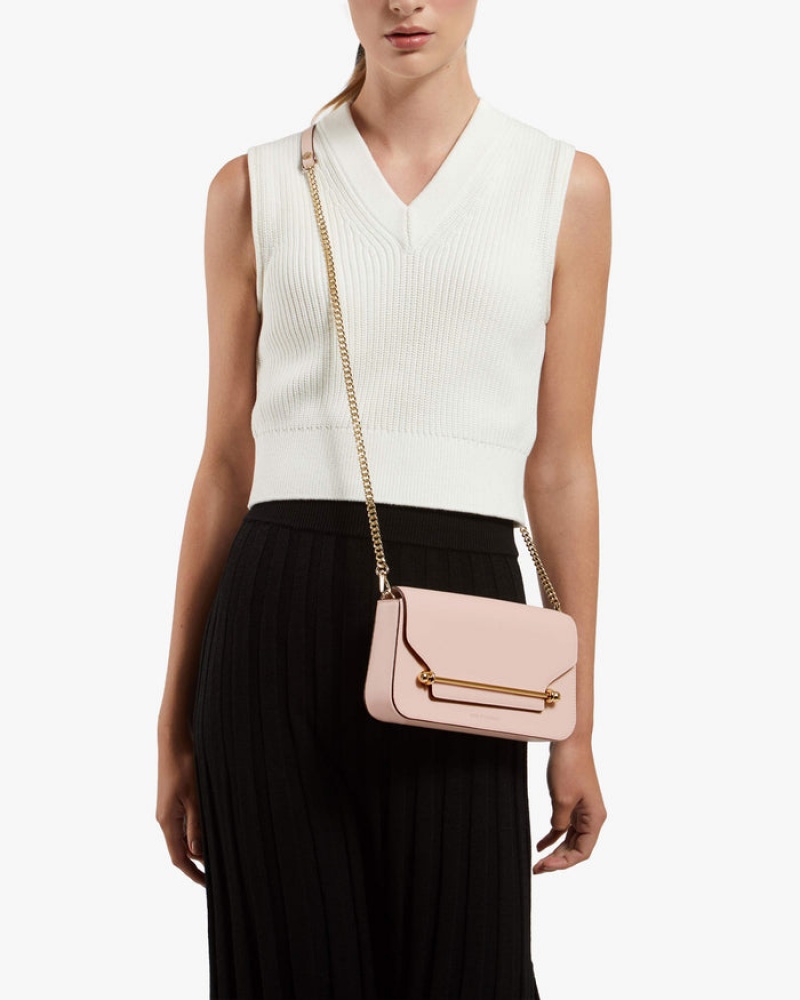 Pink Strathberry East/West Omni Clutch Bag | UK SXUT-09316