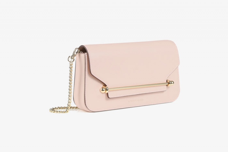 Pink Strathberry East/West Omni Clutch Bag | UK SXUT-09316