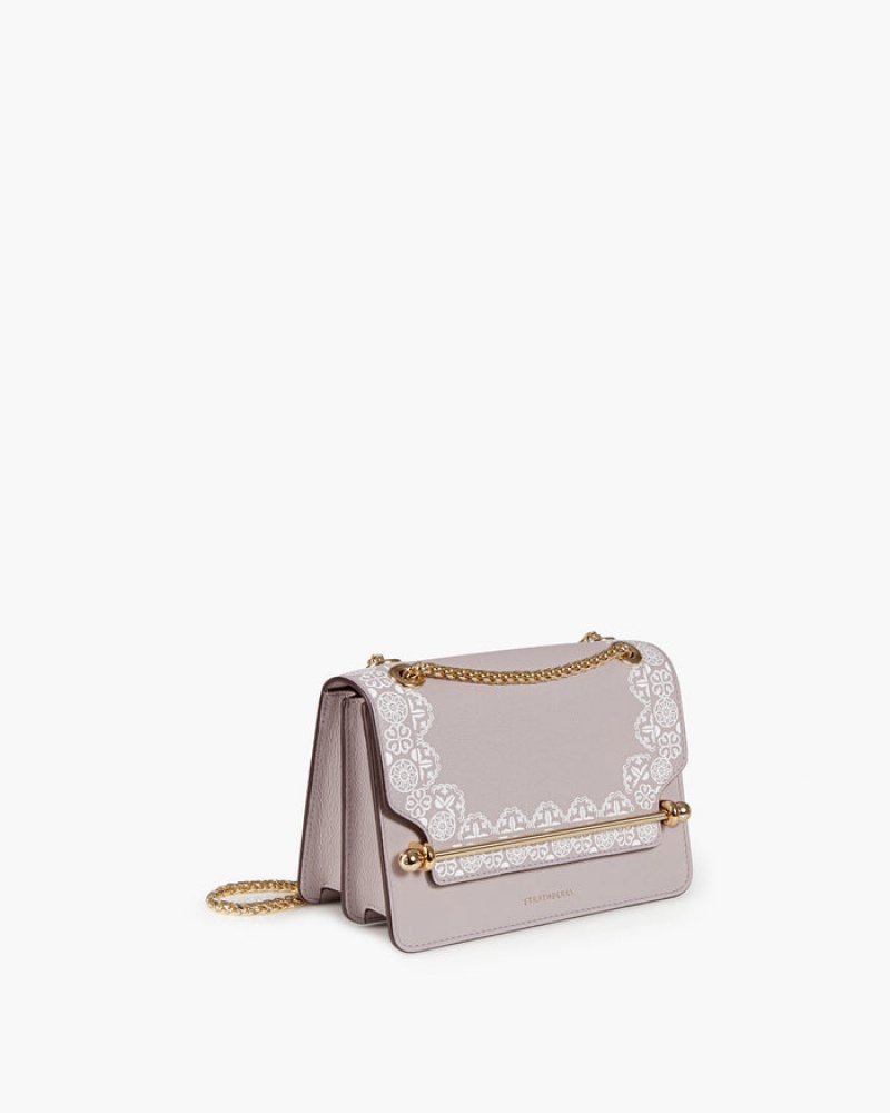 Purple Strathberry East/West Mini Bag | UK LYWO-63401