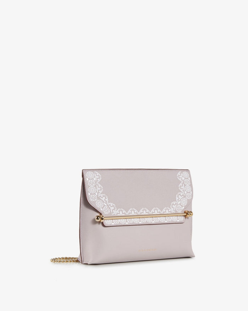 Purple Strathberry Stylist Clutch Bag | UK CKAL-68549