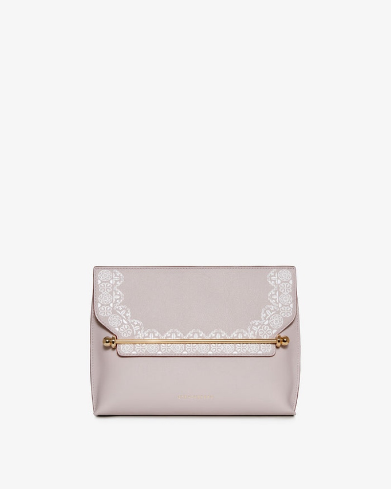 Purple Strathberry Stylist Clutch Bag | UK CKAL-68549