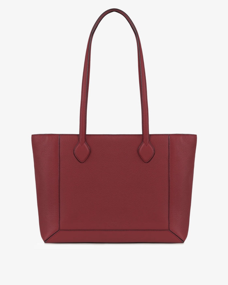 Red Strathberry Mosaic Shopper Shoulder Bag | UK JZVG-82106