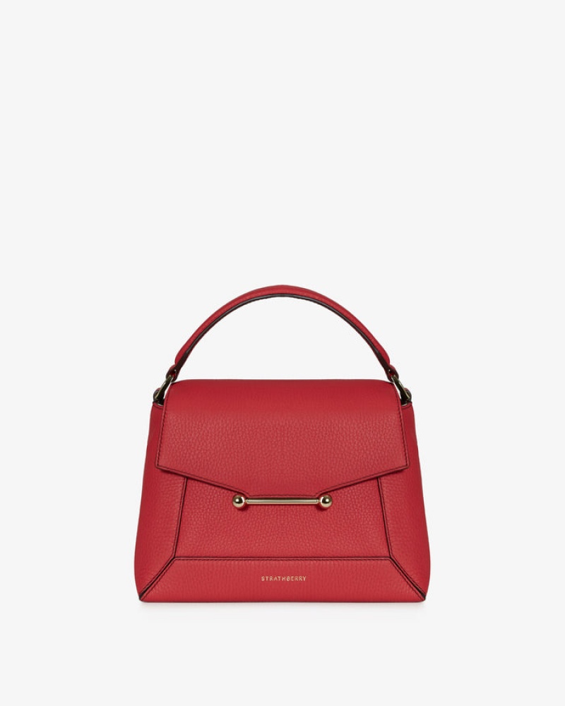 Red Strathberry Mosaic With Stitch Crossbody Bag | UK CDIX-67204