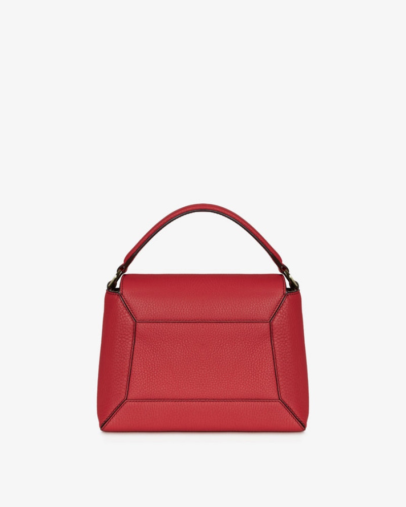 Red Strathberry Mosaic With Stitch Crossbody Bag | UK CDIX-67204