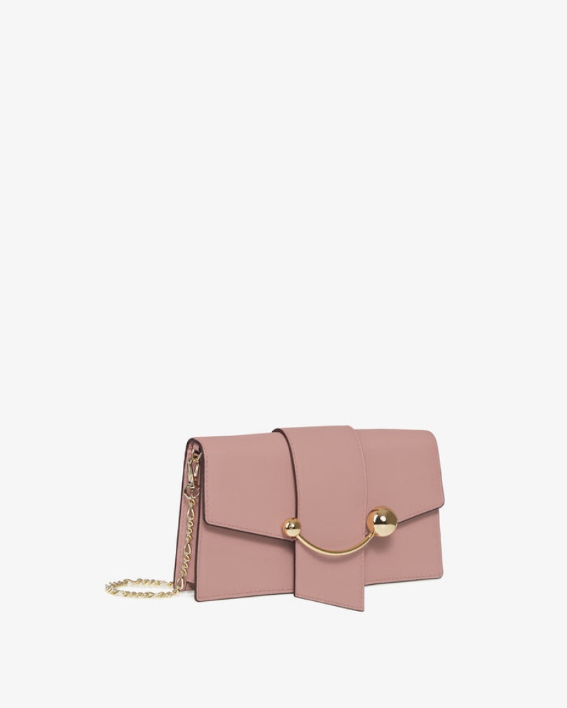 Rose Strathberry Crescent On A Chain Clutch Bag | UK LUDZ-47860