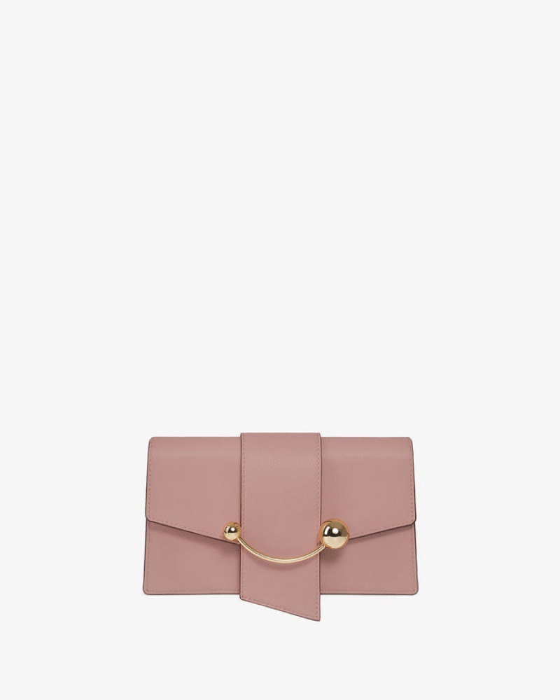 Rose Strathberry Crescent On A Chain Clutch Bag | UK LUDZ-47860