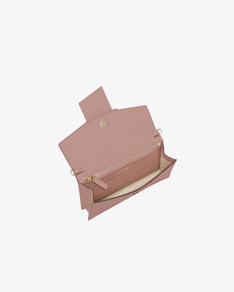 Rose Strathberry Crescent On A Chain Clutch Bag | UK LUDZ-47860