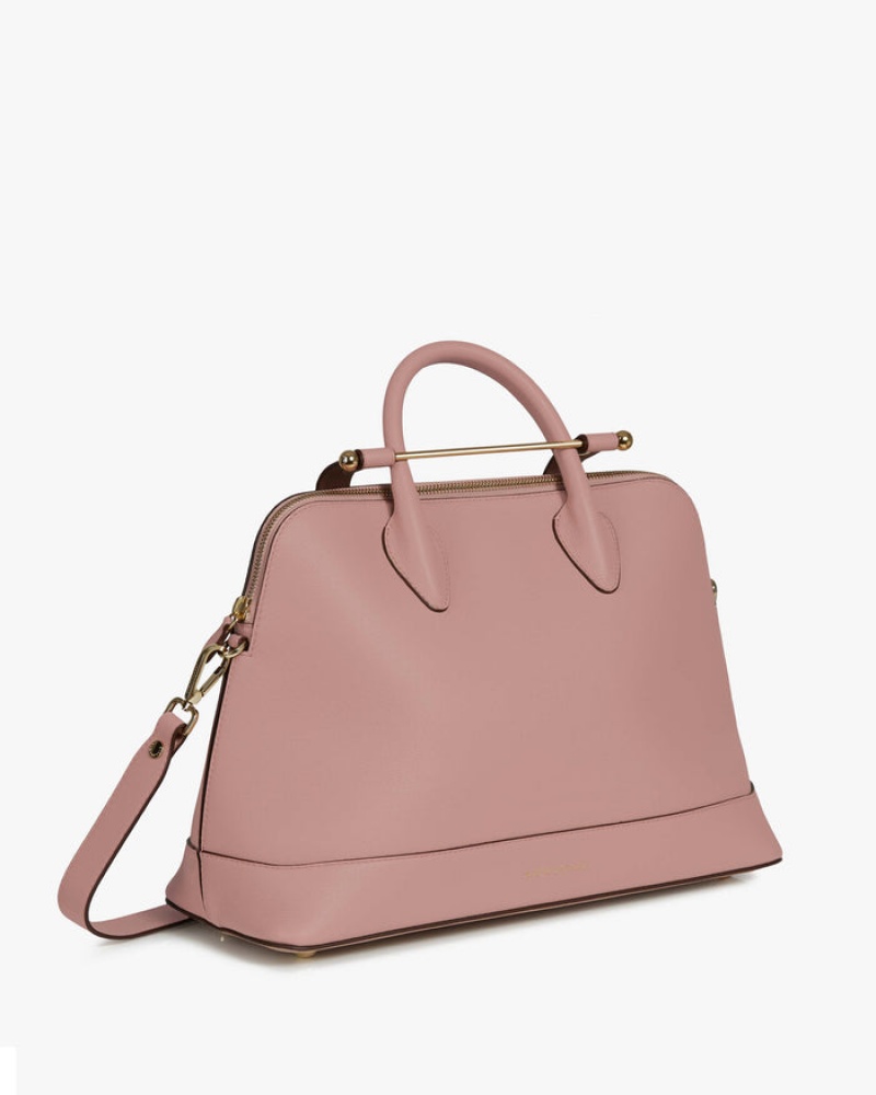 Rose Strathberry Dome Midi Top Handle Bag | UK LCSD-36085