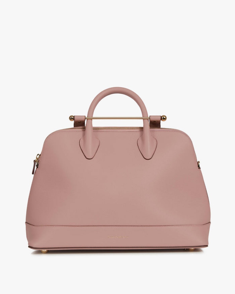 Rose Strathberry Dome Midi Top Handle Bag | UK LCSD-36085