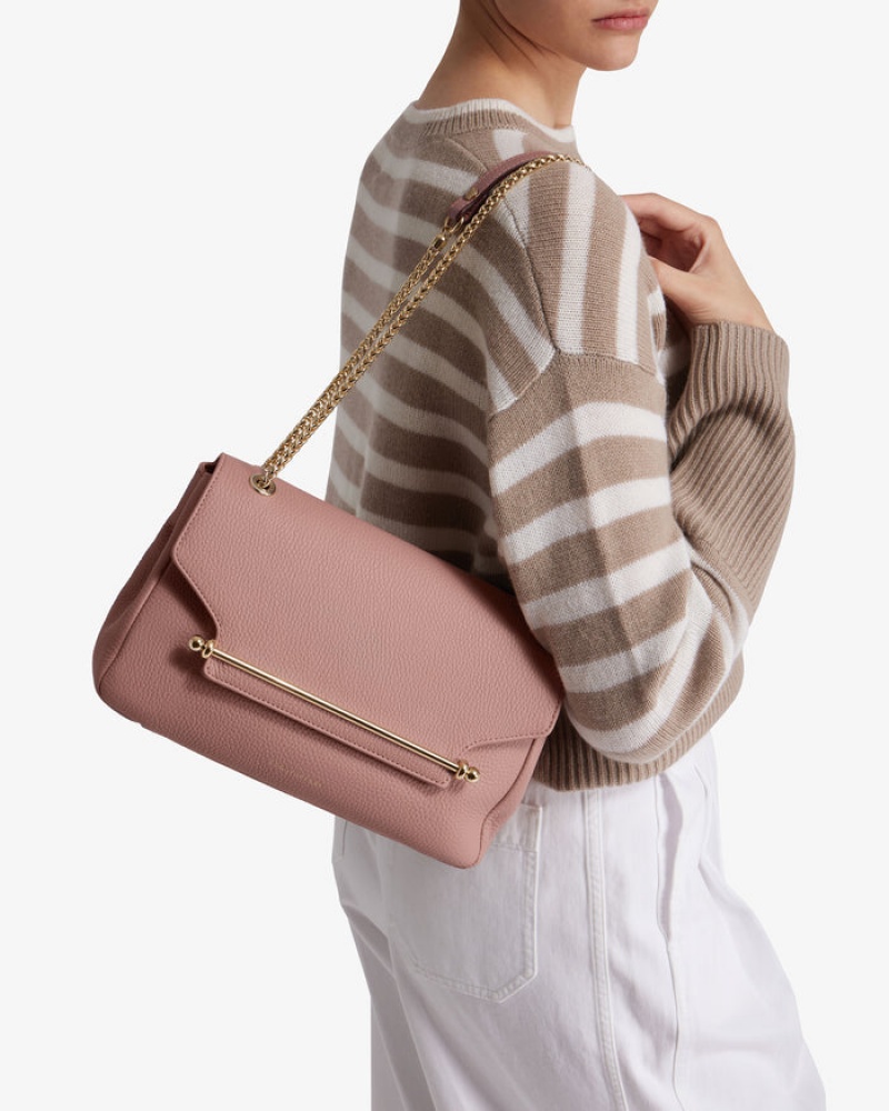 Rose Strathberry East/West Soft Crossbody Bag | UK OFTU-75346