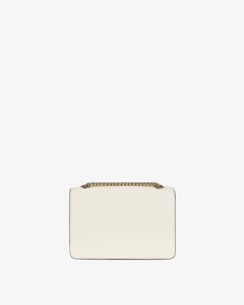 White Beige Strathberry East/West Mini Crossbody Bag | UK XKYV-14926