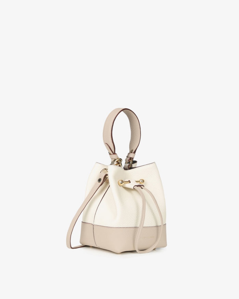 White Beige Strathberry Lana Osette Crossbody Bag | UK EWAU-38641