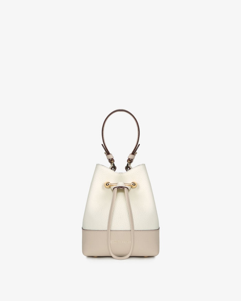 White Beige Strathberry Lana Osette Crossbody Bag | UK EWAU-38641