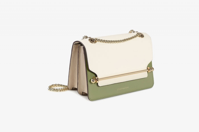 White Olive Strathberry East/West Mini Bag | UK ROXI-05432