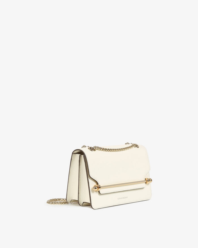 White Strathberry East/West Mini Bag | UK IXQA-87541