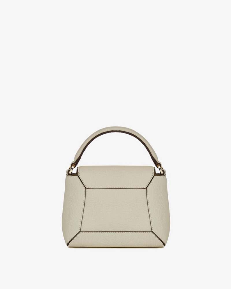 White Strathberry Mosaic Nano Shoulder Bag | UK WEBK-40685