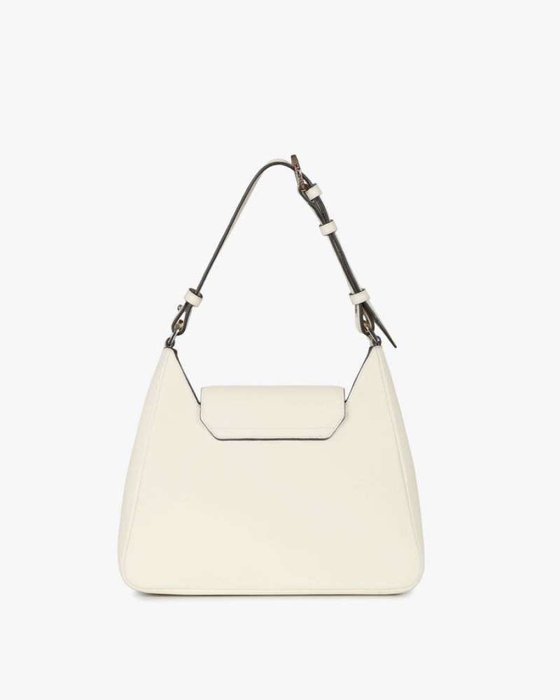 White Strathberry Multrees Hobo Crossbody Bag | UK QRHY-62879