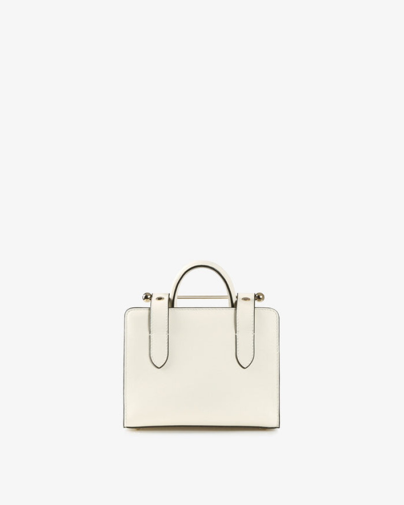 White Strathberry The Nano Tote Crossbody Bag | UK CUOV-41387