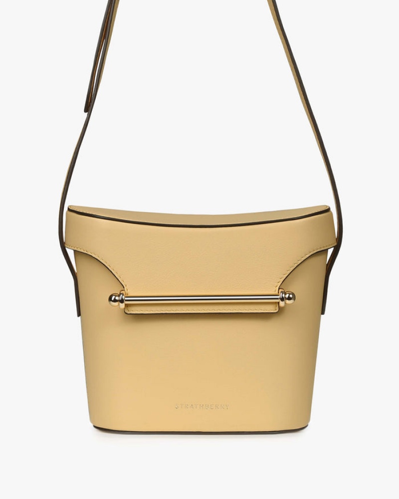 Yellow Strathberry Safari Crossbody Bag | UK MFES-50127