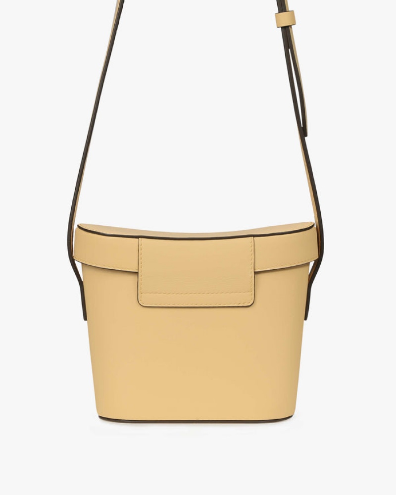 Yellow Strathberry Safari Crossbody Bag | UK MFES-50127